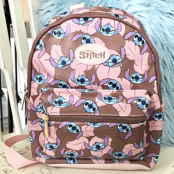 Disney, Stitch, From, Lilo & Stitch, Mini Backpack, Faux Leather, NEW With Tags - Picture 2 of 16